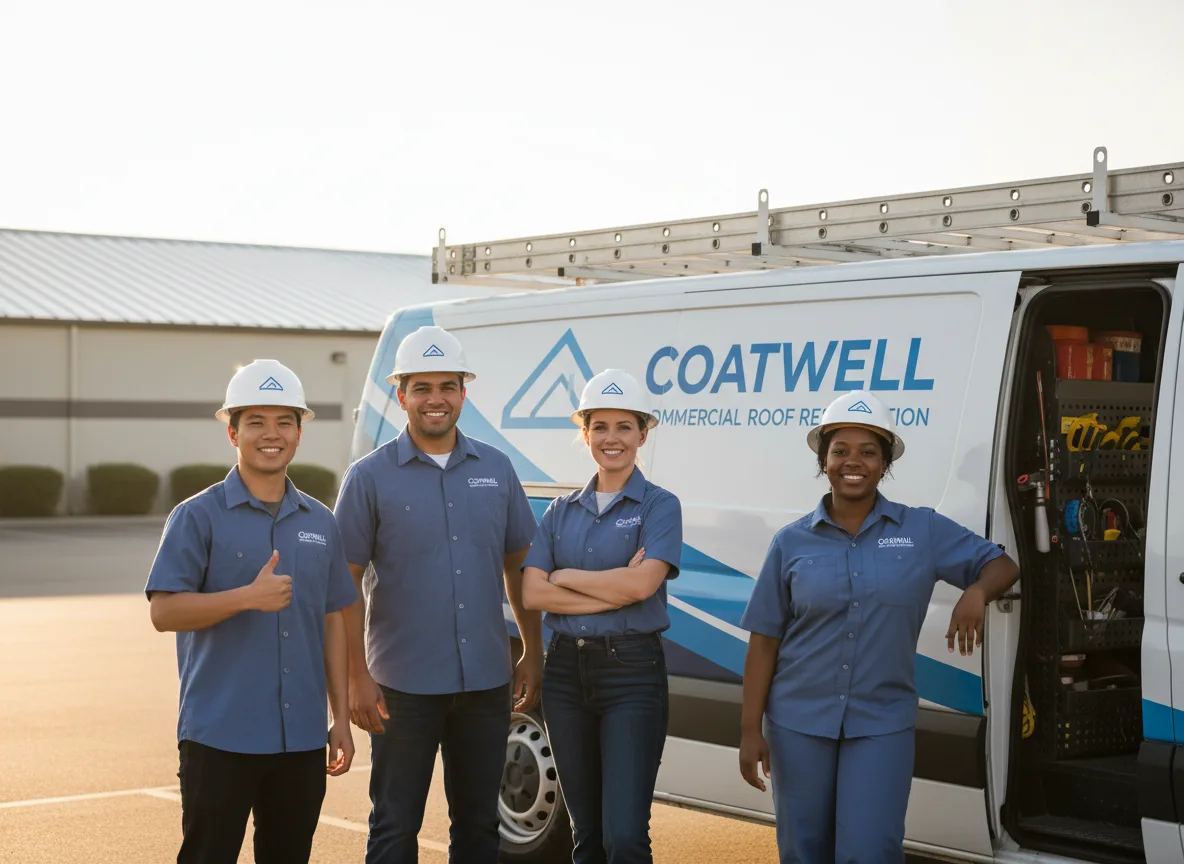 Commercial roof coating company in Fitchburg, MA